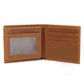Men’s Crazy Horse Leather Wallet – Vertical Design with Custom Laser Lettering, First Layer Cowhide