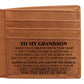 Men’s Crazy Horse Leather Wallet – Vertical Design with Custom Laser Lettering, First Layer Cowhide