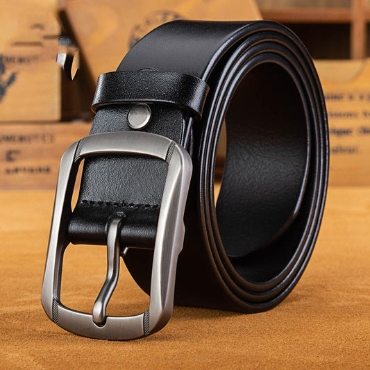 Men’s First Layer Cowhide Leather Belt