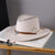 Western Cowboy Hat Men's And Women's Gem Chain Fedora Hat