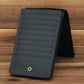 Men's Long Leather Wallet – Crazy Horse Cowhide Card Holder, Phone & Money Bag with 18 Card Slots