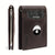 Men’s Genuine Leather Slim Bifold Wallet with Airtag Holder, RFID Blocking, Front Pocket Wallet