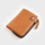 Men’s Short Bifold Wallet With Zipper, Genuine First Layer Cowhide Leather, Casual Horizontal And Vertical Styles