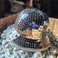Prom Party Reflective Mirror Laser Fisherman Cowboy Hat