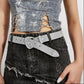 Women's Disco Bling Studded Rhinestone Belt