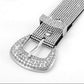 Women's Disco Bling Studded Rhinestone Belt