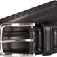 Men's Dress Leather Belt – Brushed Nickel Buckle