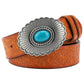 Embossed Women's Decorative Belt European And American Style Retro