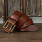 Men’s 1.5 Inch Double Prong Leather Jeans Belt