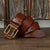 Men’s 1.5 Inch Double Prong Leather Jeans Belt
