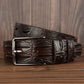 Men’s Luxury Cowhide Leather Belt – Square Buckle