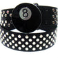 Men's Belt New Black 8 Graffiti Riveted Pant Strap
