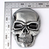 Pirate Skull Motorcyclist Belt Buckle – Western Biker
