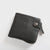 Men’s Short Bifold Wallet With Zipper, Genuine First Layer Cowhide Leather, Casual Horizontal And Vertical Styles