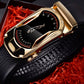 Men's leather belt