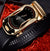 Men's leather belt