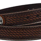 Men's Basketweave Western Leather Belt – Removable Buckle