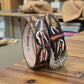 Men's Hand-Tooled Floral Western Belt – Full Grain Leather