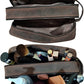 Men's Full-Grain Buffalo Leather TSA-Ready Dopp Kit