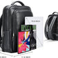 Men's Full Grain Executive Leather Backpack – 15.6