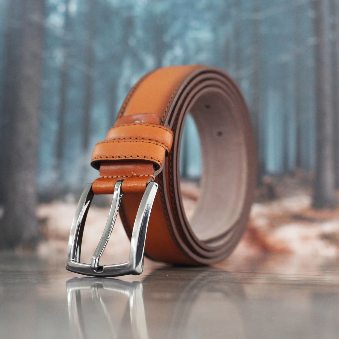 Personalized Leather Belt for Men – Custom Engraved Gift