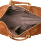 Men's Vintage Top-Grain Leather Duffel - Shoe Pocke