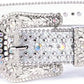 Unisex Gothic Crystal Diamond Halloween Belt