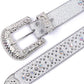 Unisex Gothic Crystal Diamond Halloween Belt