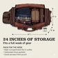 Men's Handmade Genuine Leather Overnight Duffel - 24