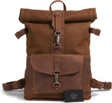Handmade Full Grain Leather Classic Rucksack