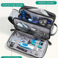 Men's High-Gloss Medium Leather Toiletry Bag