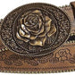 Women's Western Belt – Heart Embossed Buckle