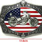 American Eagle Flag Belt Buckle – Motorcyclist Hero Style