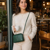 Genuine Leather Mini Crossbody Phone Purse with Adjustable Strap | BeltNBuckles