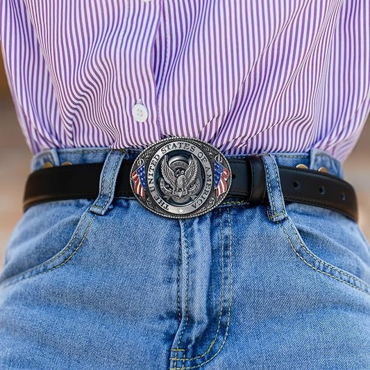 Bald Eagle Vintage Western Belt Buckle - Heirloom Style