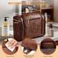 Men's Personalized Hanging Leather Dopp Kit - Large