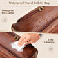 Personalized Hook Leather Toiletry Bag - Engraved
