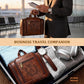 Men's Personalized Hanging Leather Dopp Kit - Large
