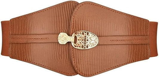 Women's Plus-Size Wide Elastic Corset Waist Belt