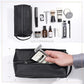 Men's Rigid-Wall Waterproof Leather Shave Kit