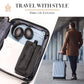Men's Rigid-Wall Waterproof Leather Shave Kit