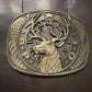 Fraternal Order of the Elks Brass Belt Buckle