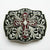 Celtic Cross Floral Western Belt Buckle for Men | Enamel Alloy