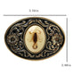 Lumious Men's Gold Scorpion Western Cowboy Belt Buckle | Zinc Alloy