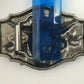 Men's Western Cowboy Belt Buckle - Texas Bull & Horse, Silver Metal