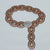 Boho Western PU Leather Disc Belt - Statement Cowgirl Waist Style