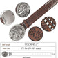 Western Cowboy PU Leather Belt – Floral Engraved