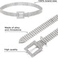 Women's Slim Sparkly Rhinestone Hook Belt
