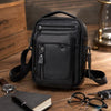 Men's Vintage Leather Messenger Crossbody Pouch
