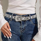 Women's Studded Rhinestone Western Cowgirl Belt